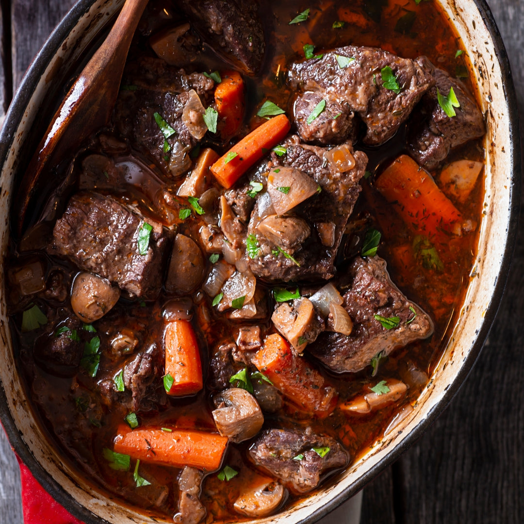 Slow Cooker Beef Bourguignon