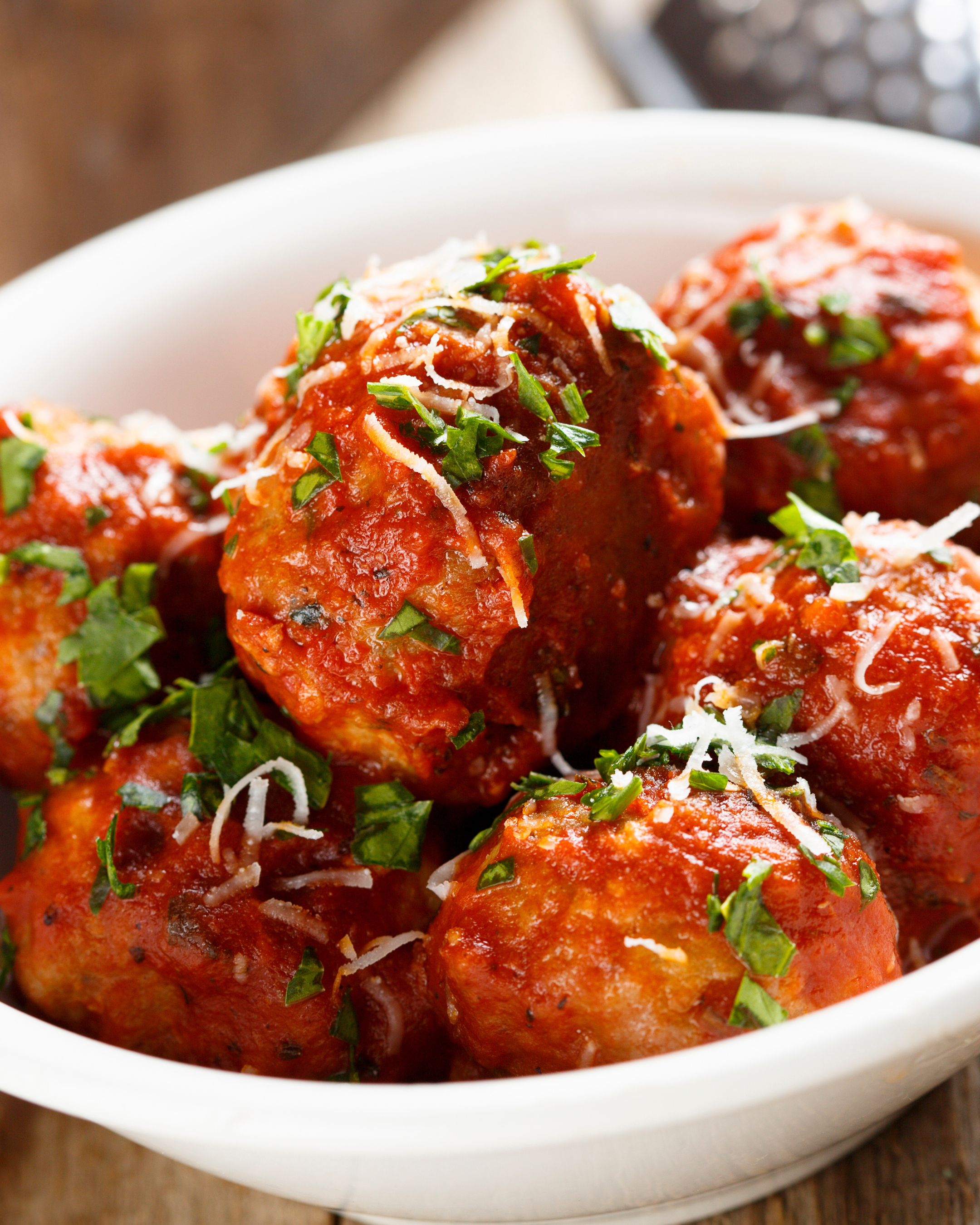 Basil, Lemon and Mozzarella Turkey Meatballs Recipe