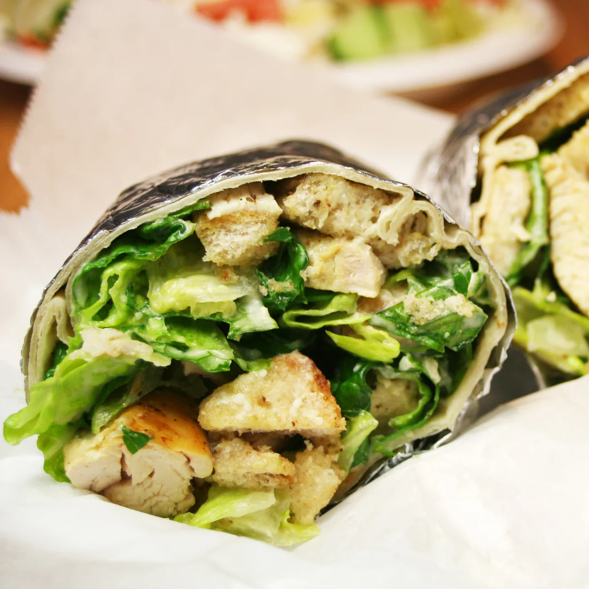 Basil Chicken Caesar Wraps Cribbin Family Butchers