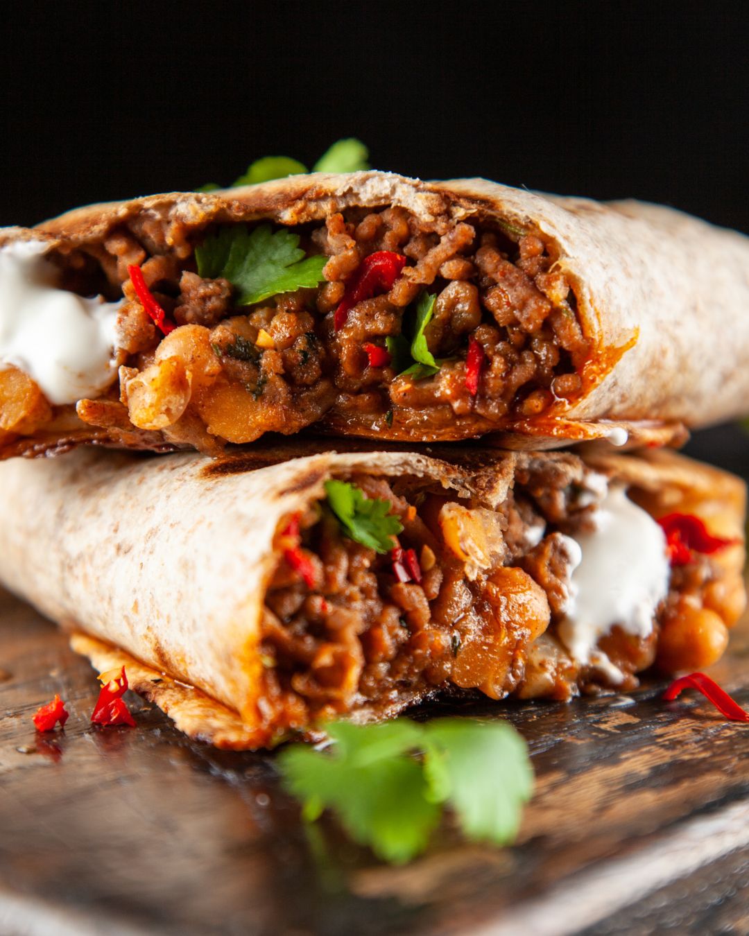 Spicy Mexican Beef Burritos Recipe