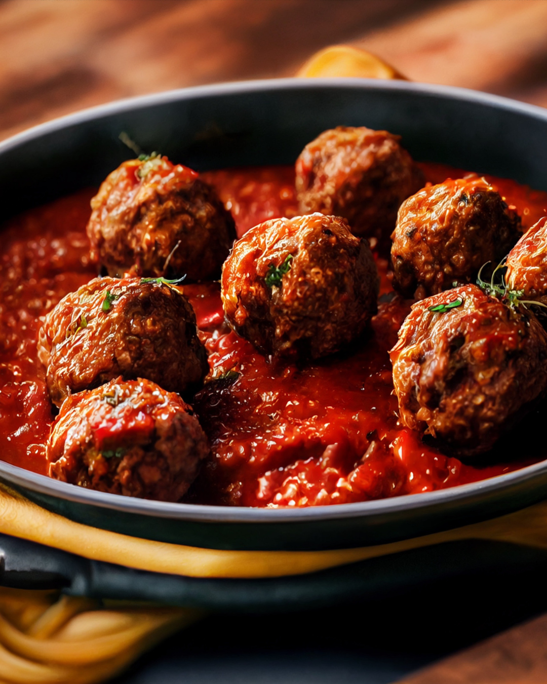 Spicy Pork and Harissa Meatballs