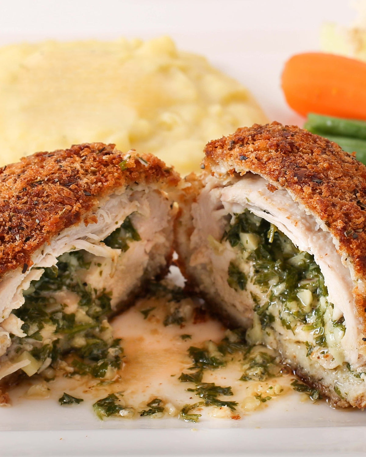 Wild Garlic Chicken Kievs