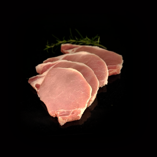 4 Traditional Bacon Chops Cribbin Family Butchers