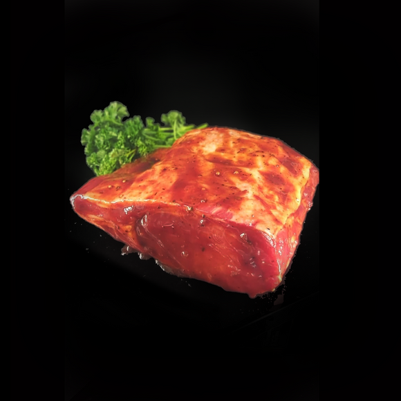 PLUM MARINATED BACK BACON