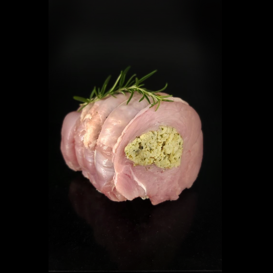 TURKEY BREAST BONED, ROLLED & STUFFED