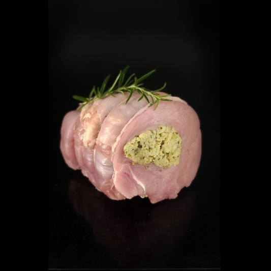 Boned, Rolled and Stuffed Turkey Breast Cribbin Family Butchers